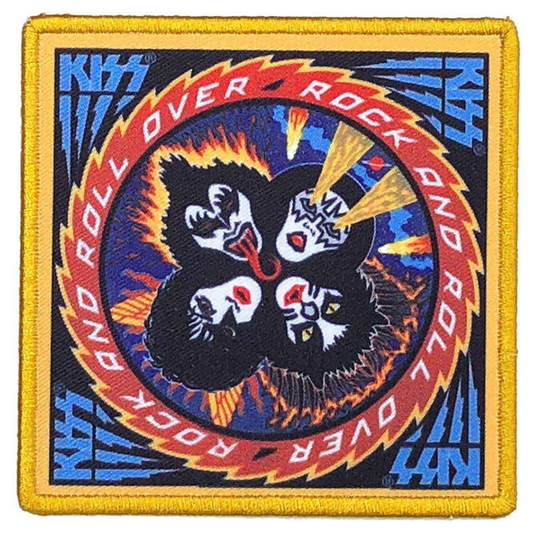 Kiss Patch · Printed Rock and Roll Over