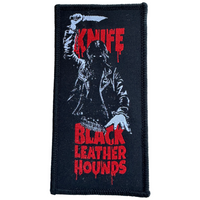 Knife Aufnäher Patch - Motiv: Black Leather Hounds