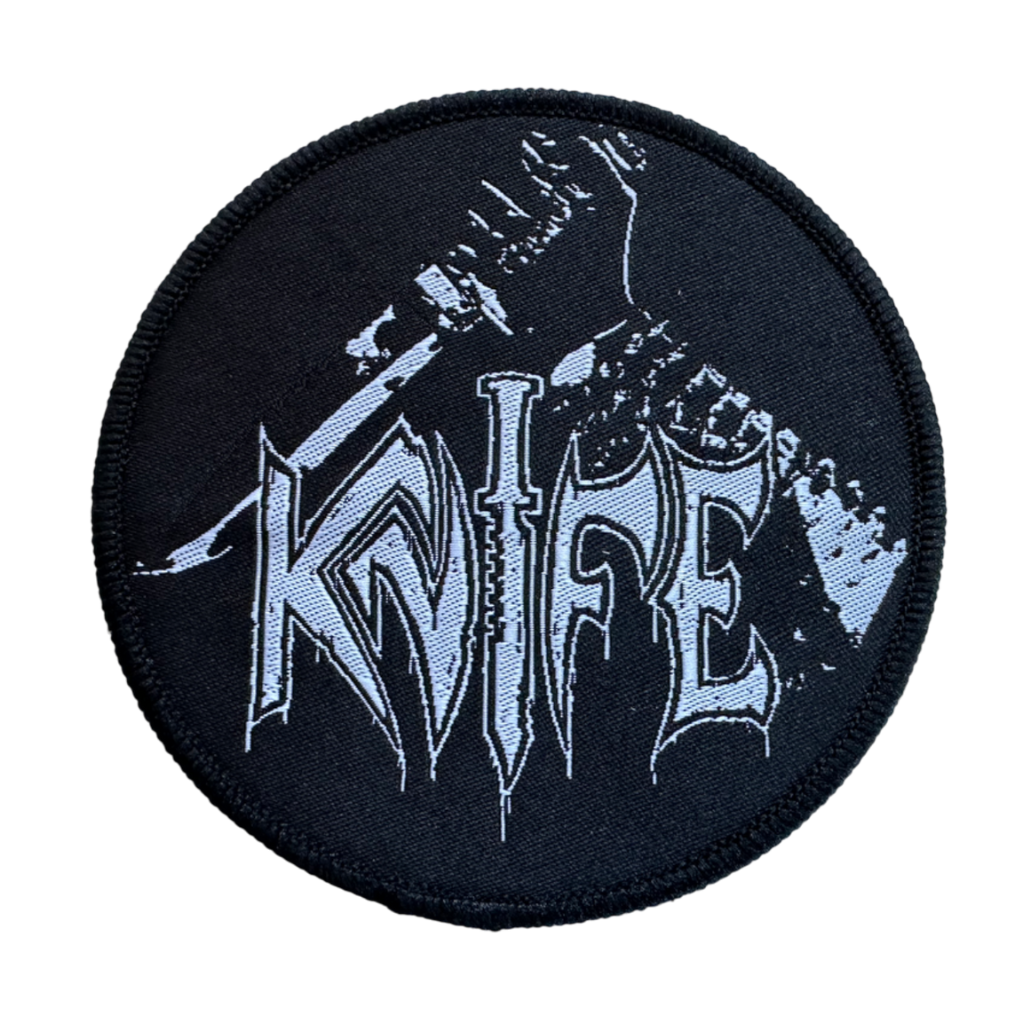 Knife Aufnäher Patch - Motiv: Logo Round
