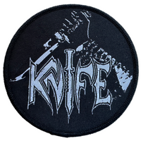 Knife Aufnäher Patch - Motiv: Logo Round
