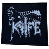 Knife Aufnäher Patch - Motiv: Logo Square