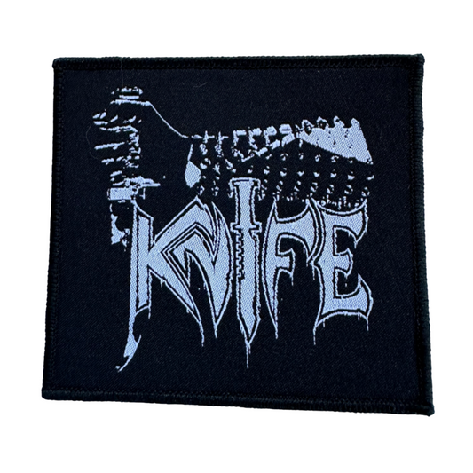 Knife Aufnäher Patch - Motiv: Logo Square