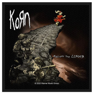 Korn Patch Aufnäher · Follow The Leader · Offizieller Metal Band Merch