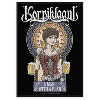 Korpiklaani Aufnaeher Patch - Motiv: A Man with a Plan