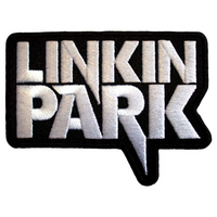 Linkin Park Patch Aufnäher · White Logo · Official Metal Band Merch