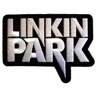 Linkin Park Patch Aufnäher · White Logo · Offizieller Metal Band Merch