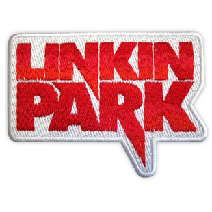 Linkin Park Patch Aufnäher · Red Logo · Offizieller Metal Band Merch