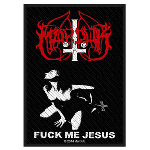 Marduk Patch Aufnäher · Fuck Me Jesus · Offizieller Metal Band Merch