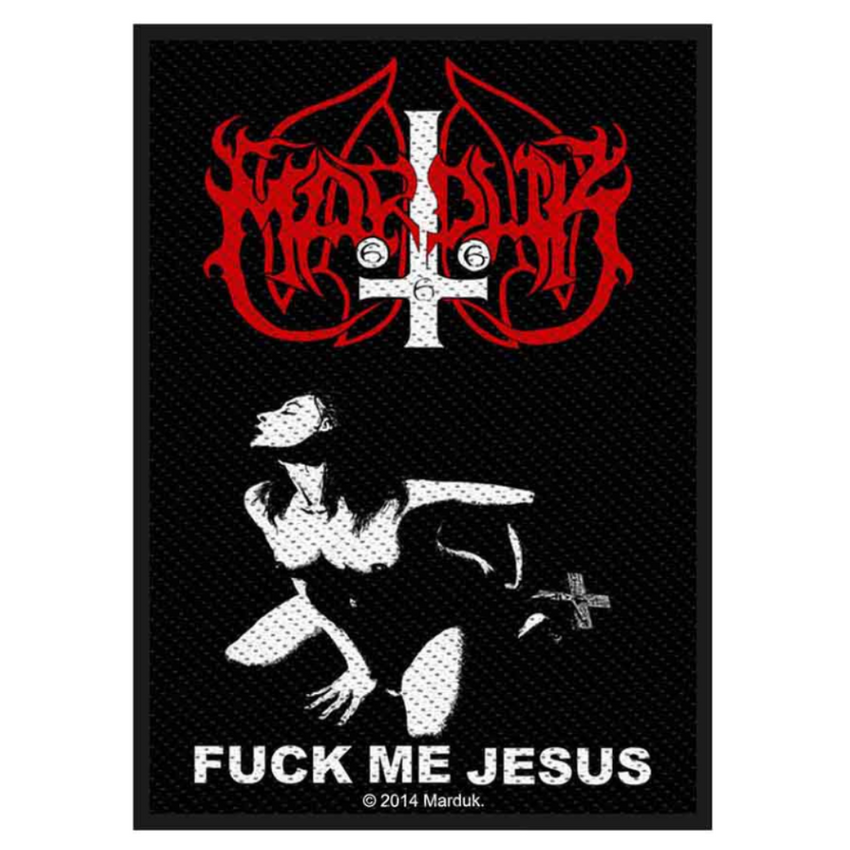 Marduk Aufnäher Patch - Motiv: Fuck Me Jesus