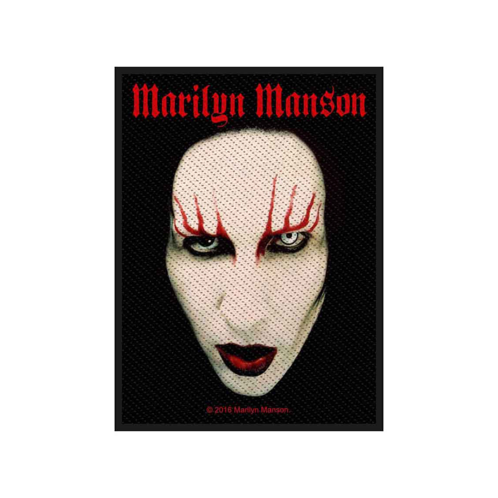 Marilyn Manson Aufnäher Patch Face