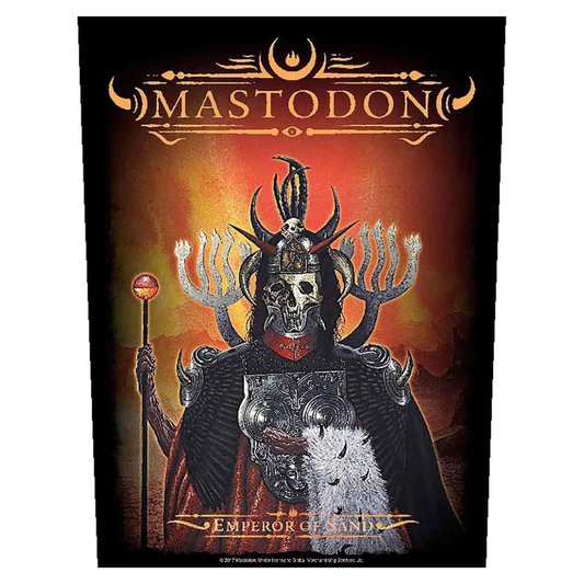 Mastodon Backpatch Rückenaufnäher · Emporer Of Sand (29cm x 34cm)
