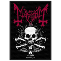 Mayhem Patch Aufnäher · Alpha Omega Dämon · Offizieller Metal Band Merch 