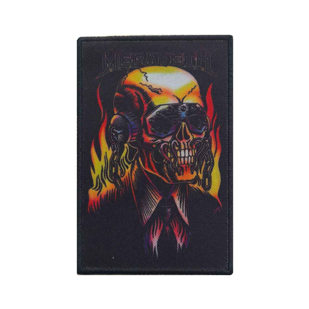 Megadeth Aufnäher Patch - Motiv: Flaming Vic