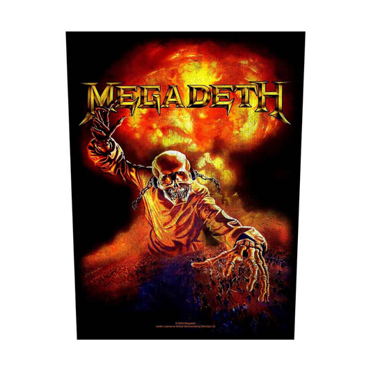 Megadeth Backpatch Rückenaufnäher Nuclear