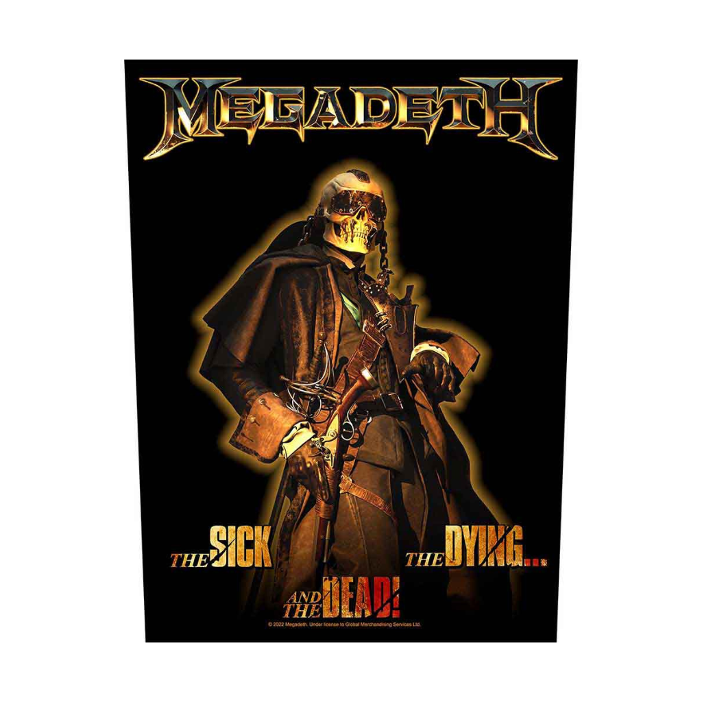 Megadeth Backpatch Rückenaufnäher The Sich, The Dying And The Dead