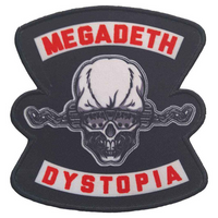 Megadeth Patch Aufnäher · Dystopia · Offizieller Metal Band Merch