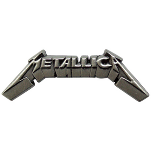 Metallica Anstecker Pin · 3D Logo · Official Metal Band Merch