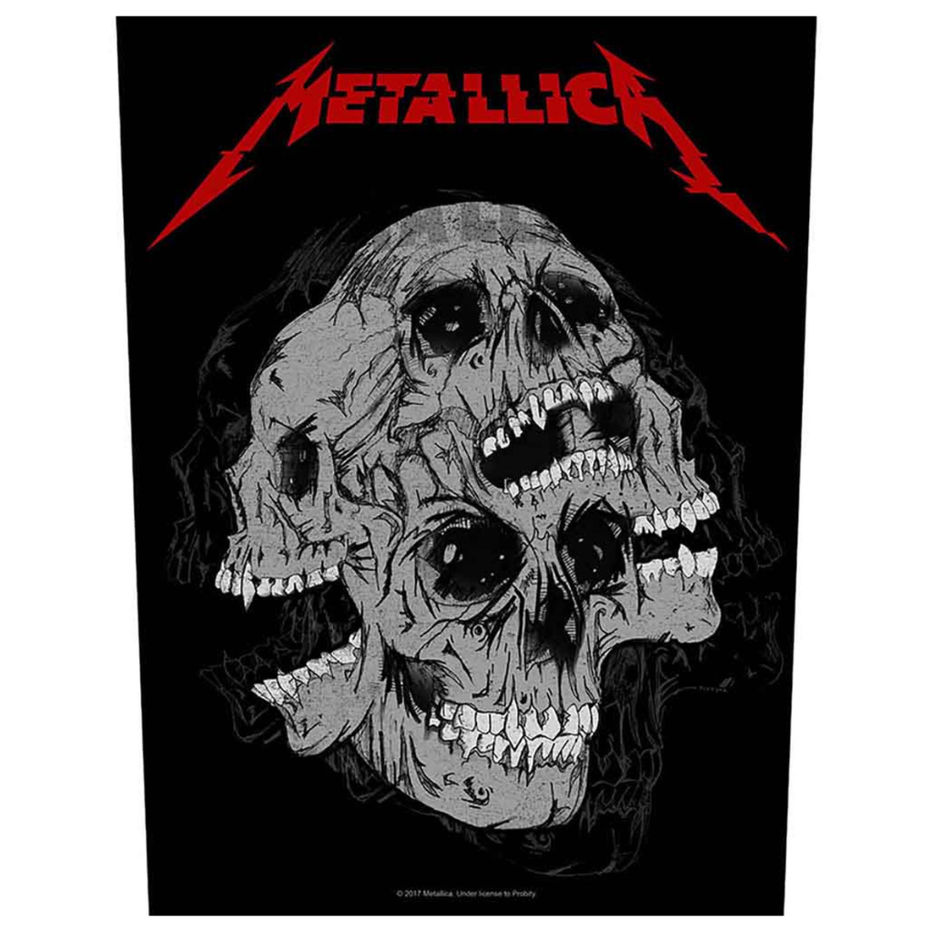Metallica Backpatch Rückenaufnäher · Skulls