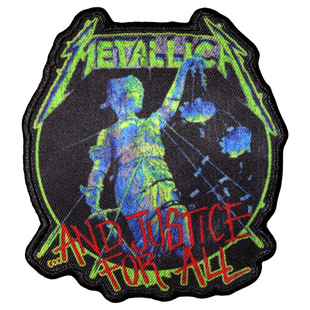 Metallica Patch Aufnäher · And Justice For All Cut Out · Offizieller Metal Band Merch