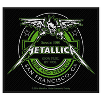 Metallica Aufnäher Patch Beer Label Seek and Destroy