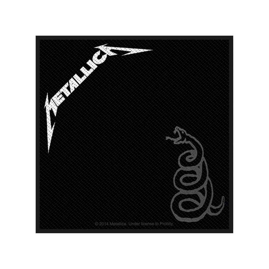 Metallica Aufnäher Patch Black Album 2014