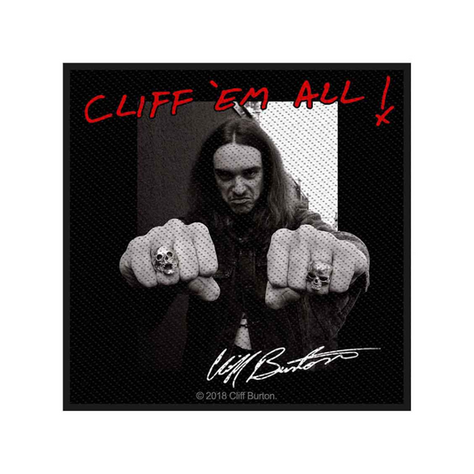 Metallica Aufnäher Patch Cliff Em All (Cliff Burton)