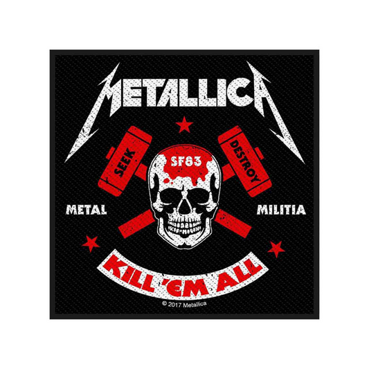 Metallica Aufnäher Patch Kill Em All Metal Melitia