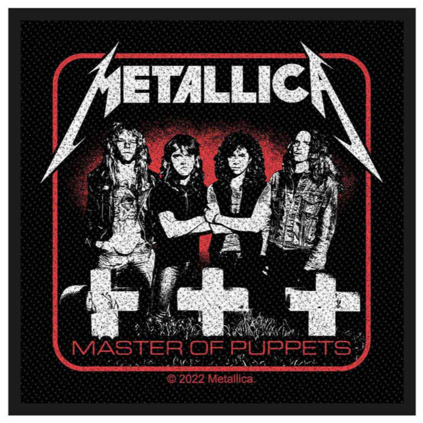 Metallica Aufnäher Patch Master of Puppets Band