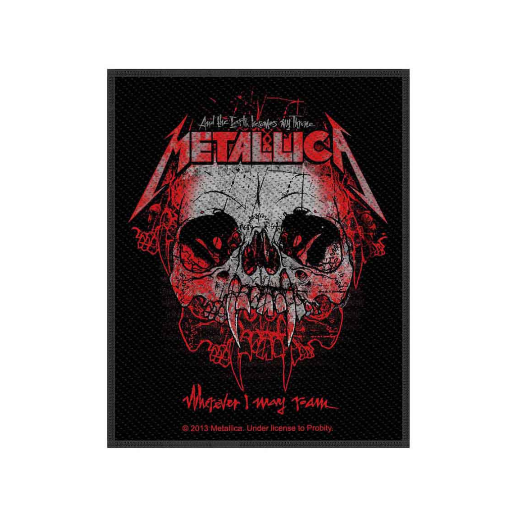 Metallica Aufnäher Patch Wherever I May Roam 2013