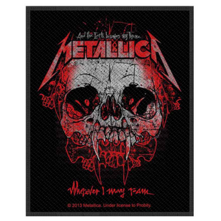 Metallica Patch Aufnäher · Wherever I May Roam 2013 · Offizieller Metal Band Merch