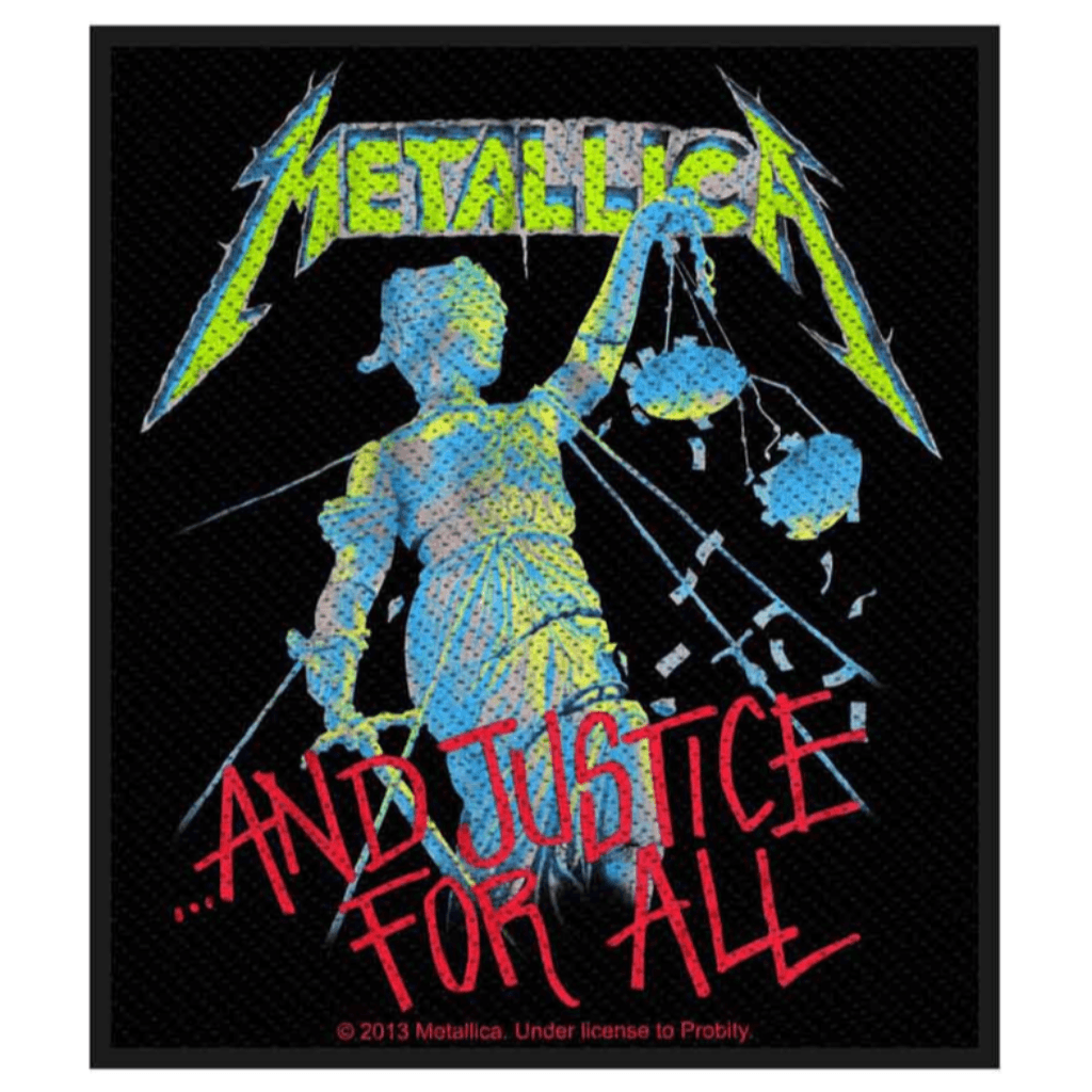 Metallica Band Merch Patch Justice For All
