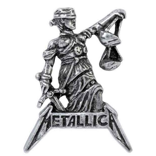 Metallica Anstecker Pin · Justice