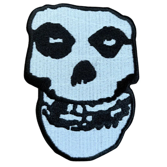 Misfits Patch · White Skull Cut Out (6cm x 9cm) - Totenkopf.com