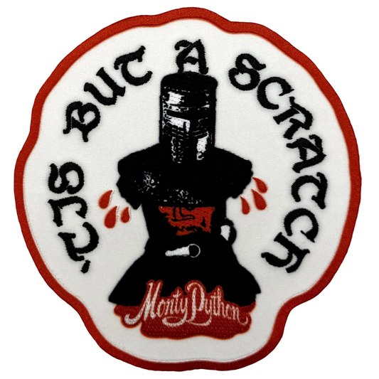 Biker & Motiv Patch Rund · Monty Python Scratch