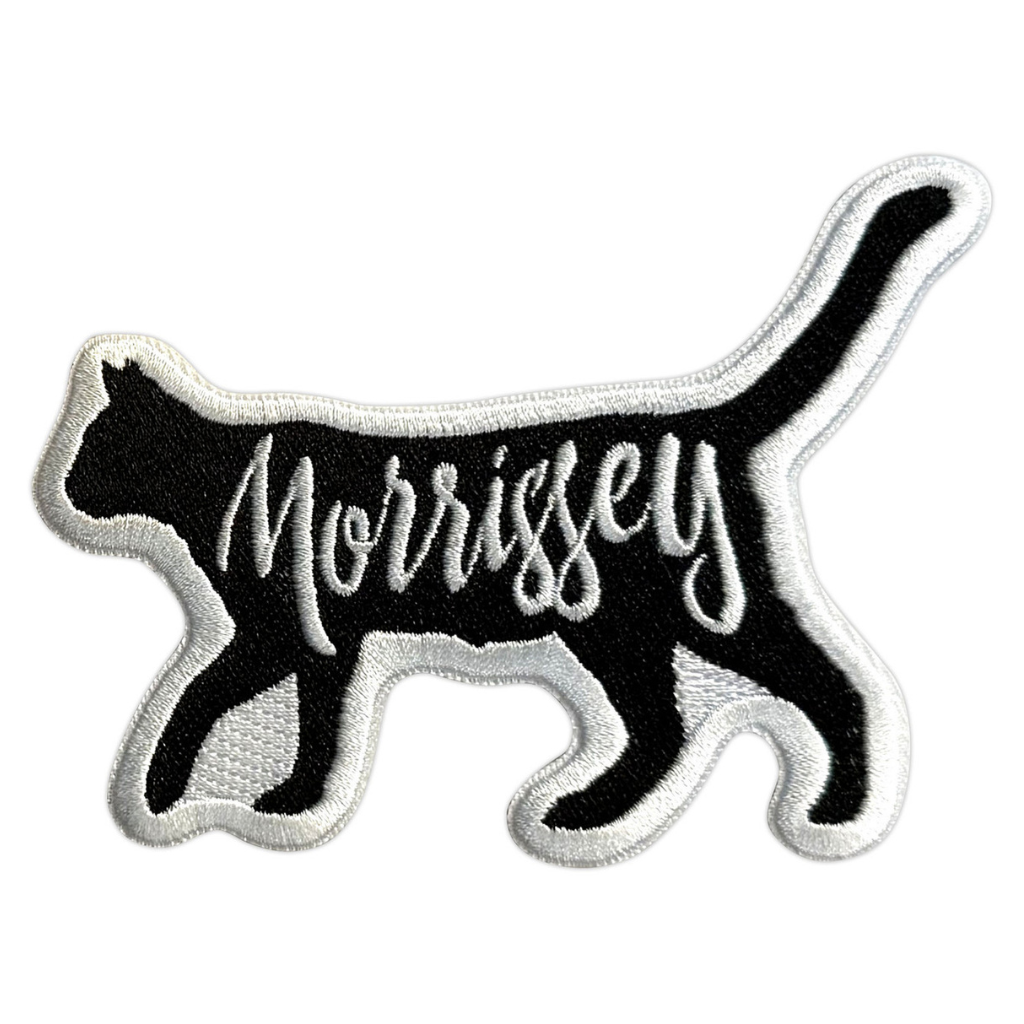 Morrissey Patch · Cat Logo (10cm x 8cm)