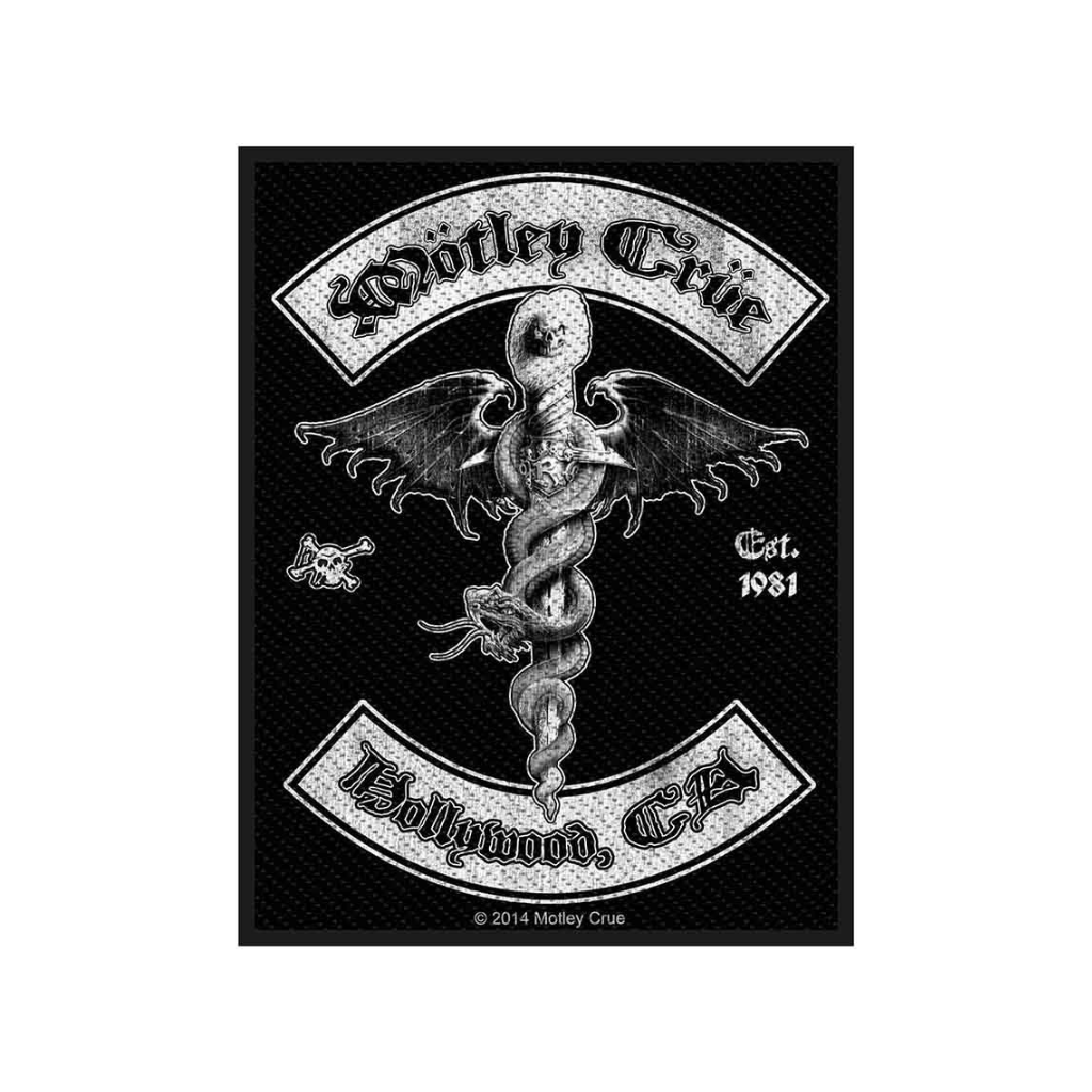 Motley Crue Aufnaeher Patch - Motiv: Hollywood