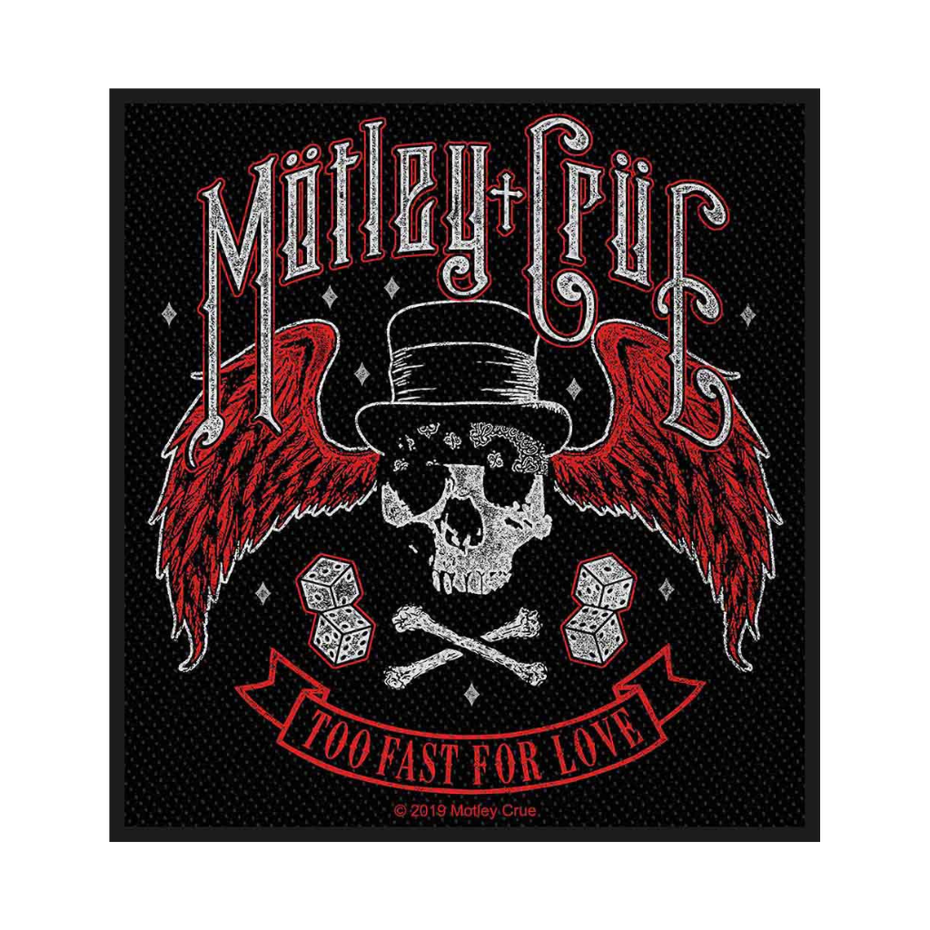 Motley Crue Aufnaeher Patch - Motiv: Too Fast For Love