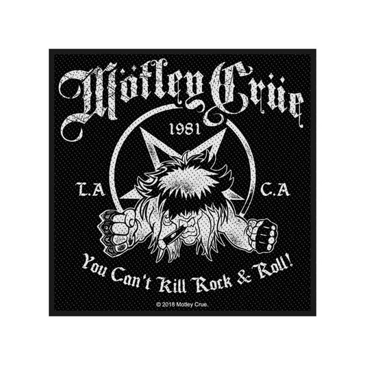 Motley Crue Aufnaeher Patch - Motiv: You Can't Kill Rock n' Roll