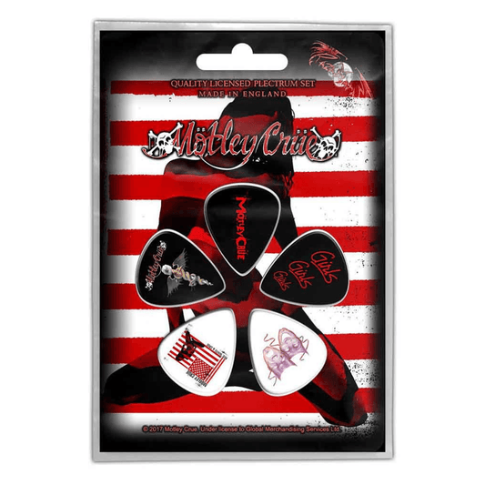 Motley Crue Plektren · Red, White and Crue