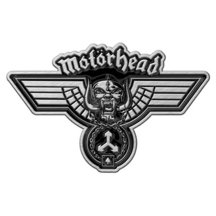 Motörhead Anstecker Pin · Hammered Band Logo · Official Metal Band Merch