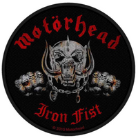 Motörhead/Motorhead Aufnäher Patch - Motiv: Iron Fist/Skull