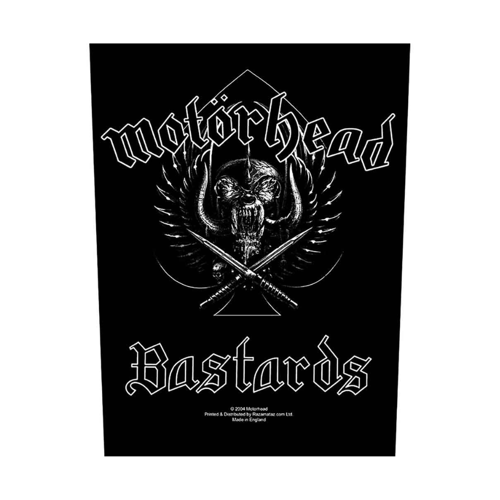 Motorhead / Motörhead Backpatch Rückenaufnäher Bastards