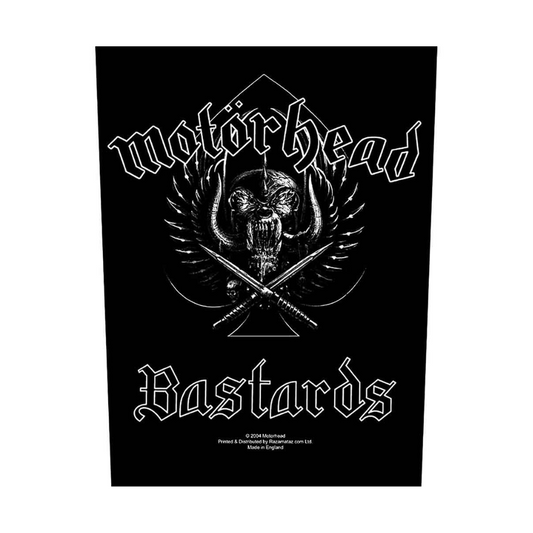 Motorhead / Motörhead Backpatch Rückenaufnäher Bastards