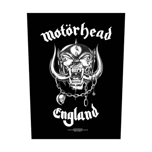 Motorhead / Motörhead Backpatch Rückenaufnäher England