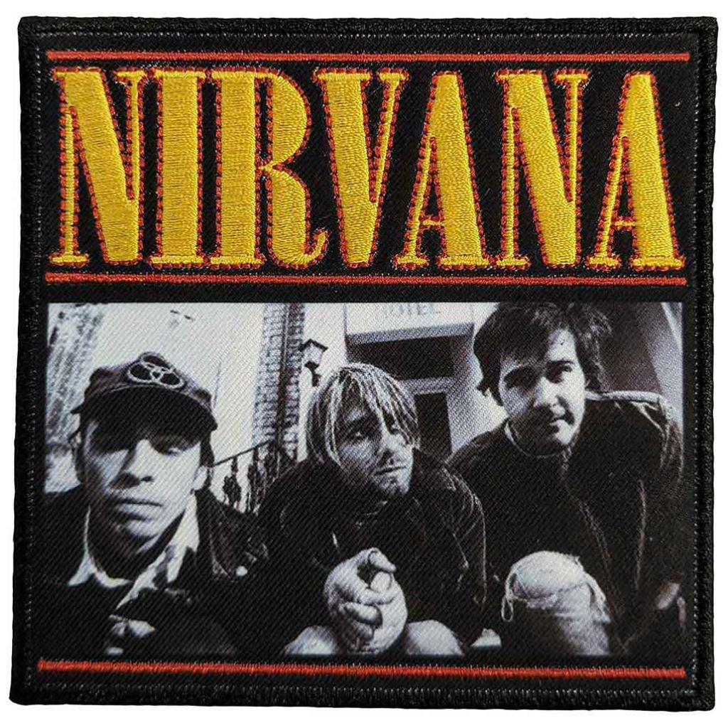 Nirvana Patch Aufnäher · London Photo · Offizieller Metal Band Merch