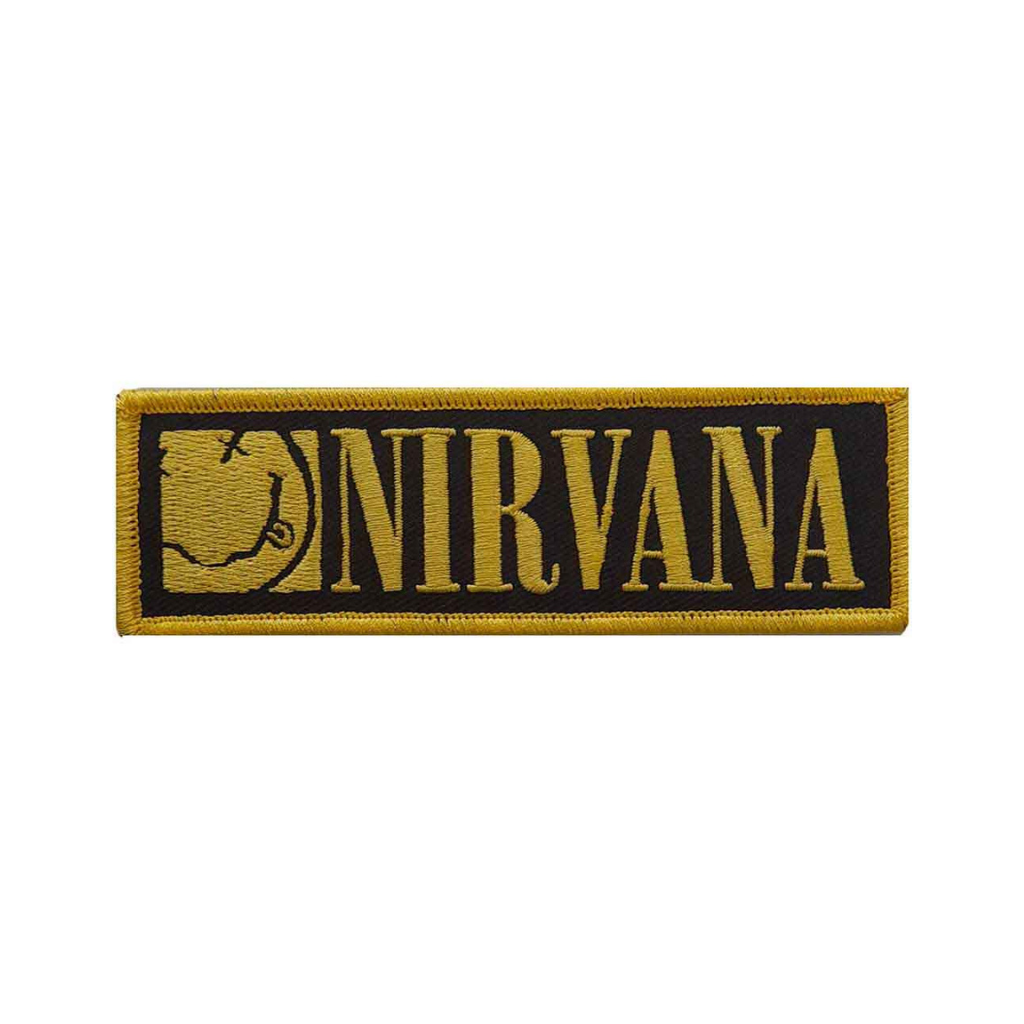 Nirvana Aufnäher Patch Logo and Happy Face