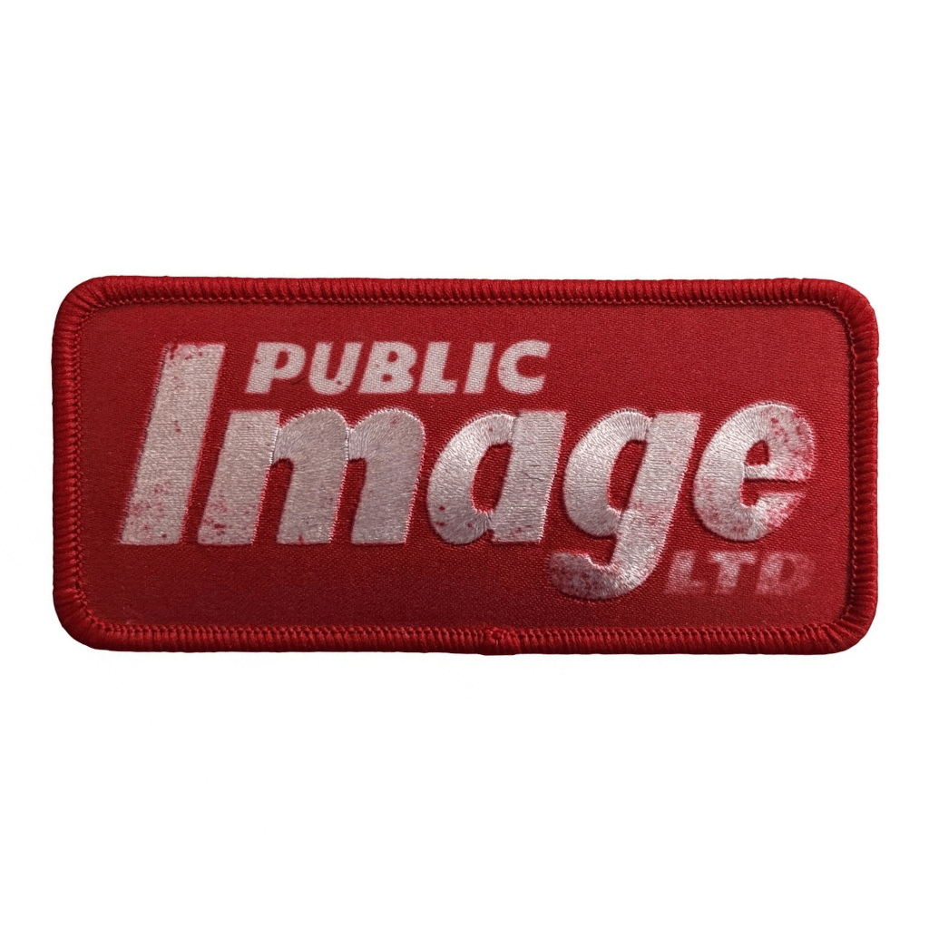 PIL (Public Image Ltd) Patch · Logo Stripe Red (10cm x 5cm)