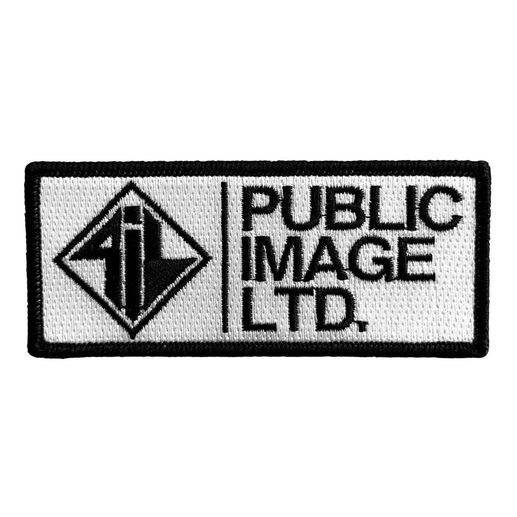 PIL (Public Image Ltd) Patch · Logo Stripe White (10cm x 5cm)