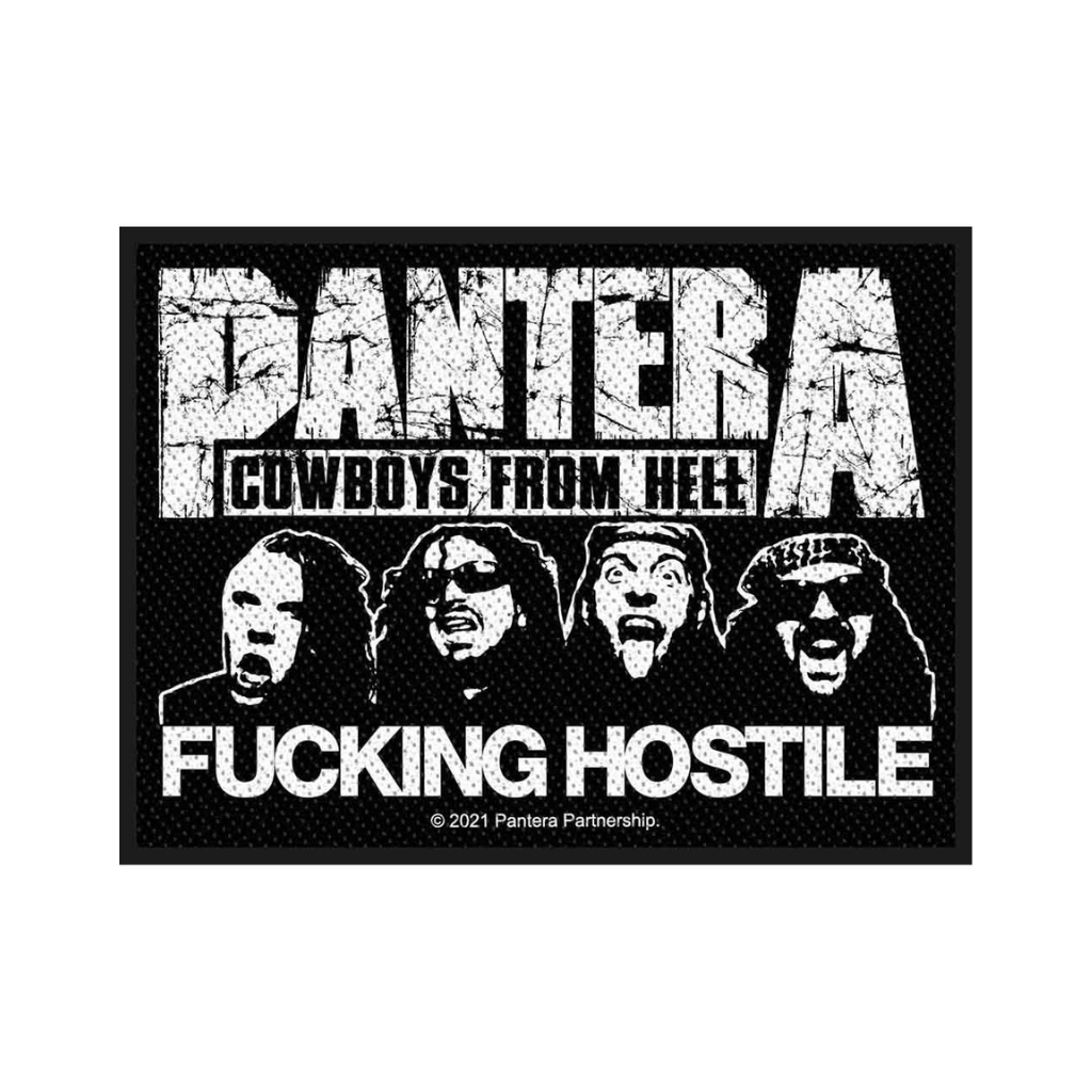 Pantera Aufnäher Patch - Motiv: Fucking Hostile