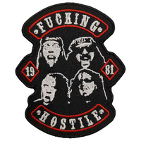 Pantera Patch Aufnäher · Fucking Hostile 1981 · Offizieller Metal Band Merch 